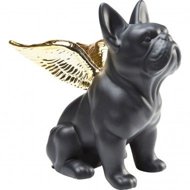 Figura bulldog Angel Dog KARE Design — vista tres cuartos