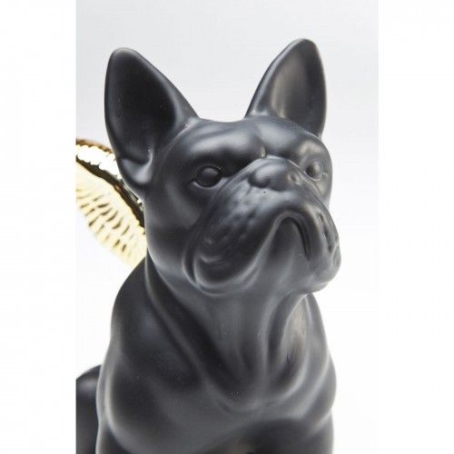 Cão Bulldog Black Wings do anjo de ouro anjo cão