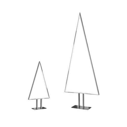 Lampada da Tavolo in Abete Cromato Led 100 cm Pino