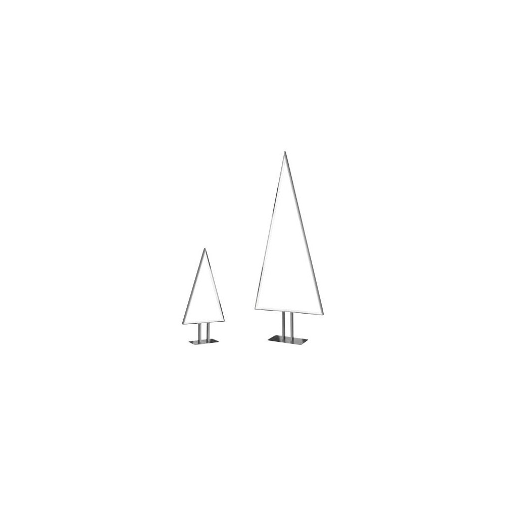 Lámpara de Mesa Abeto Cromo Led 50 cm Pino