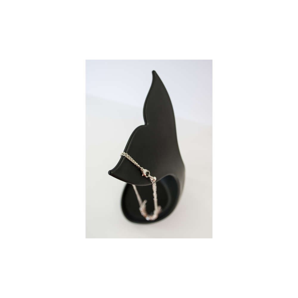 J-ME WHALE SCHWARZER DESIGNER-SCHMUCKHALTER