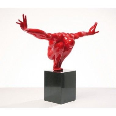 Statue athlète homme rouge KARE DESIGN Kare design - 1 2