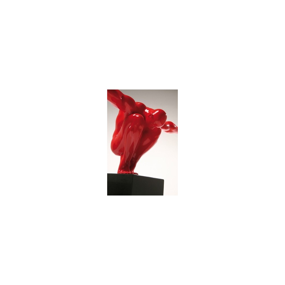 Standbeeldatleet Rood Man Kare Design