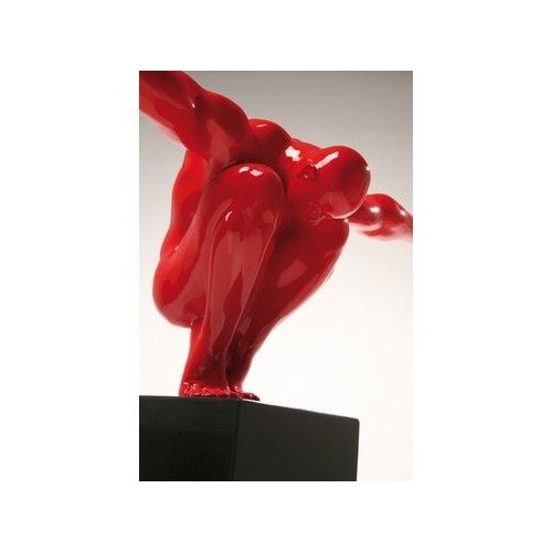 Standbeeldatleet Rood Man Kare Design