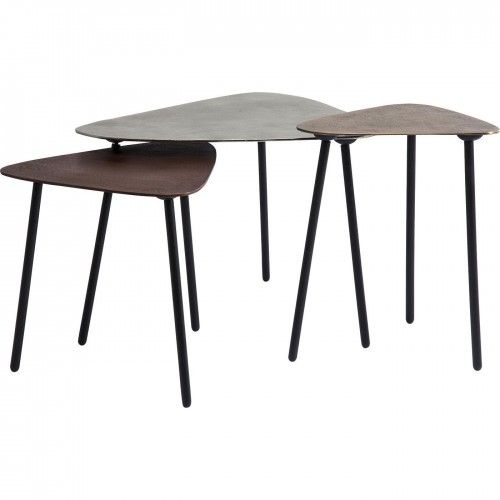 TABLE BASSE CUIVRE INDUSTRIELLE X 3 LOFT KARE DESIGN