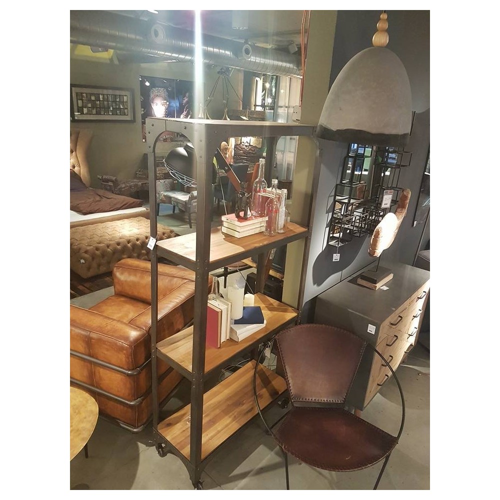 ETAGERE A ROULETTE INDUSTRIELLE FACTORY KARE DESIGN