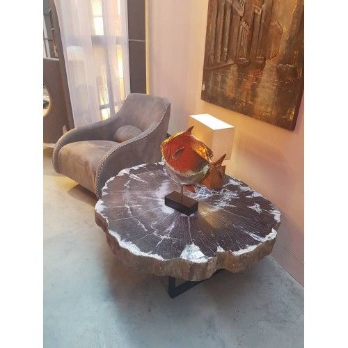 Fauteuil à bascule Swing Ritmo gris