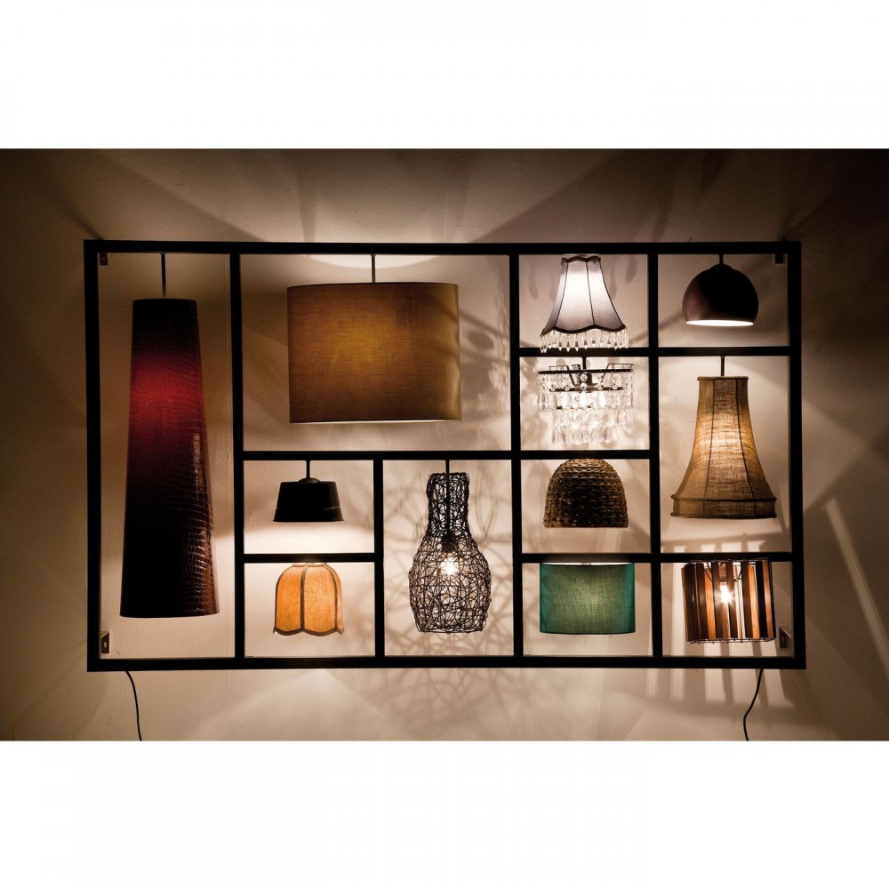 Suspension 5 modern lampshade Parecchi Art House