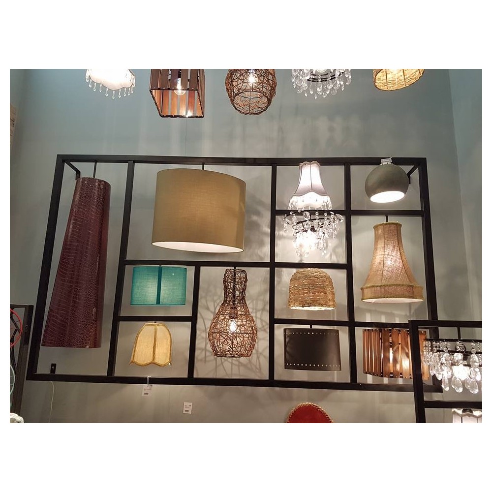 Suspension 5 modern lampshade Parecchi Art House