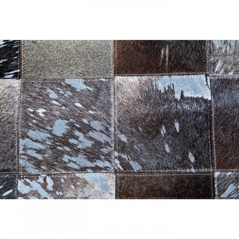 Carpet 240 x 170 cm Pelle patchwork e lana Cosmo Kare Design