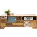 MUEBLE TV EN MADERA DE MANGO Y PATCHWORK SOLEIL KARE DESIGN