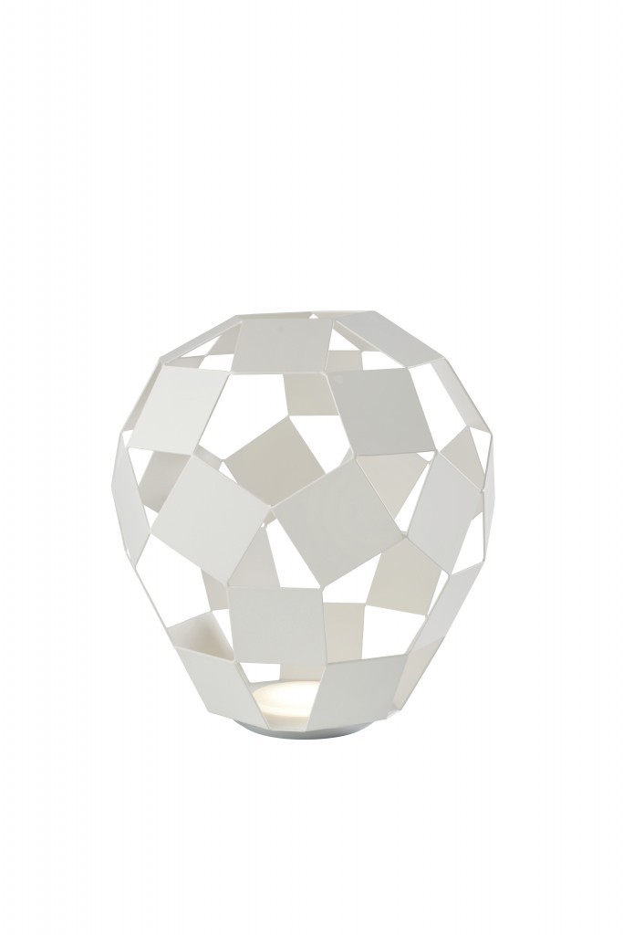 Lampada Belly LED bianca Sompex — vista frontale