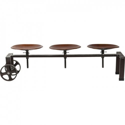 BANC STYLE INDUSTRIEL EN CUIR TRACTOR KARE DESIGN