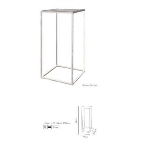 LEDS ALUMINUM DELUX DESIGN SIDE TABLE SOMPEX