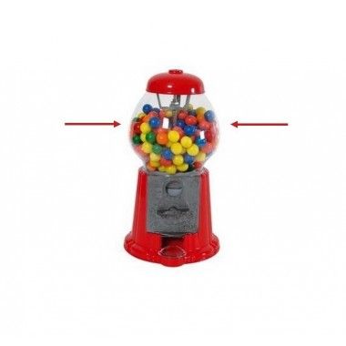 Dispensador de mascar vermelho 28cm