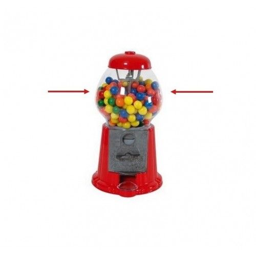 Red chewing gum dispenser 28cm