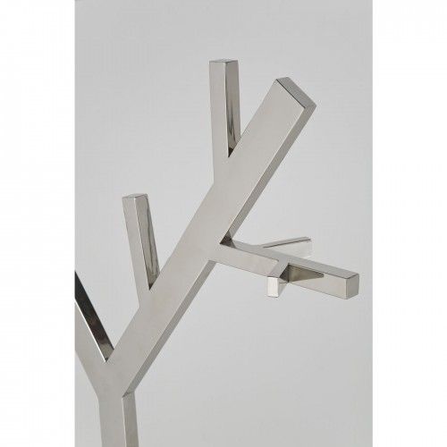 Brushed steel deals coat stand