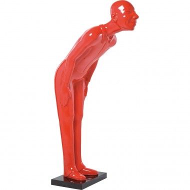 Floor lamp statue welcome guest red kare design