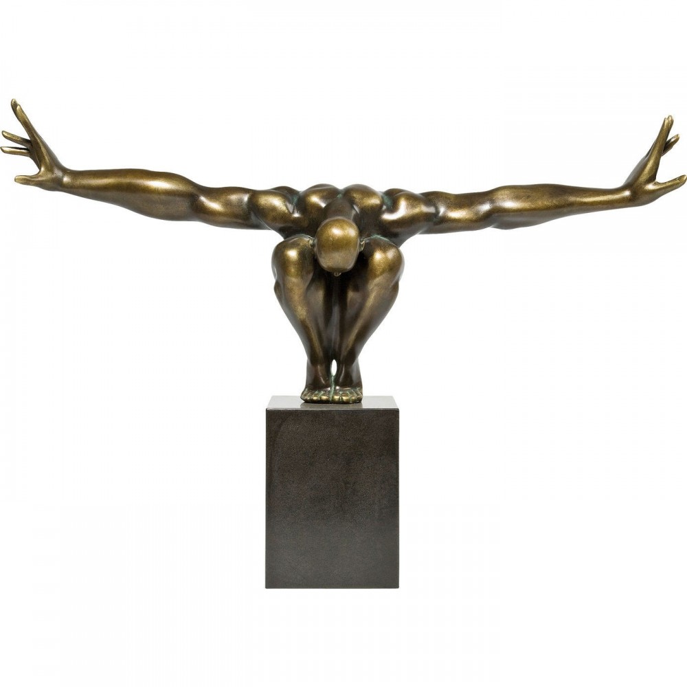BRONZE Athlet-Statue