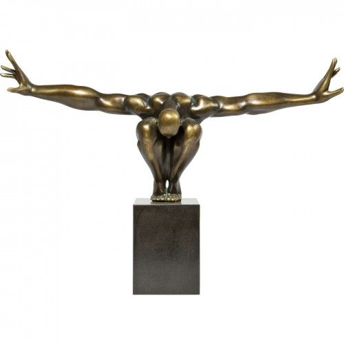 BRONZE Athlet-Statue