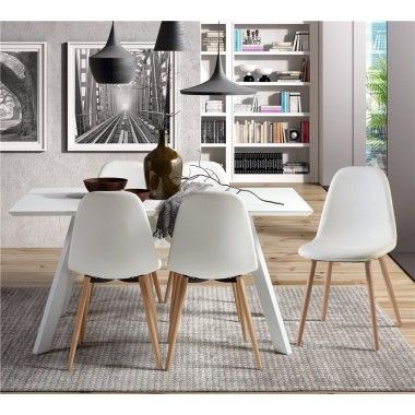 WHITE LAKE TABLE 150 CM IMPOSABLE CAMINO A CASA