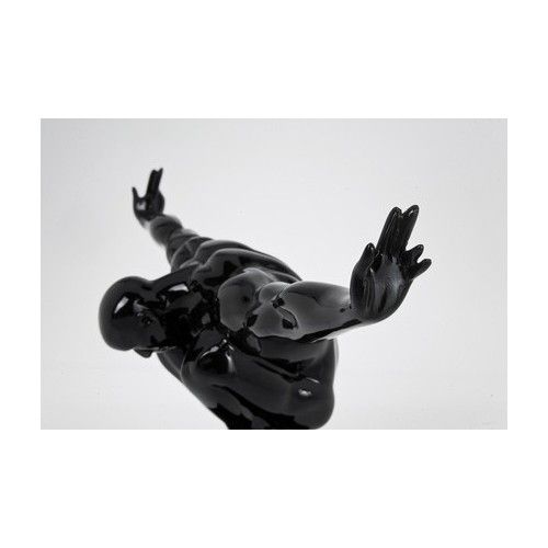 Statue Athlet Mann schwarz kleines Modell Kare Design