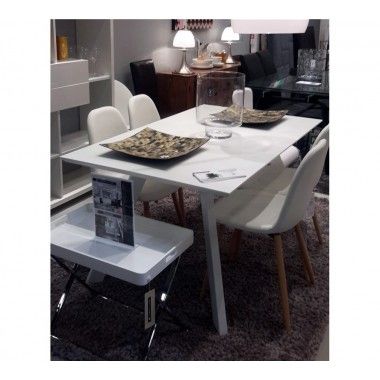 TAFEL OM TE ETEN WITTE LAK 150 CM ONMOGELIJK CAMINO A CASA