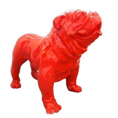Estátua de bulldog LED inglês