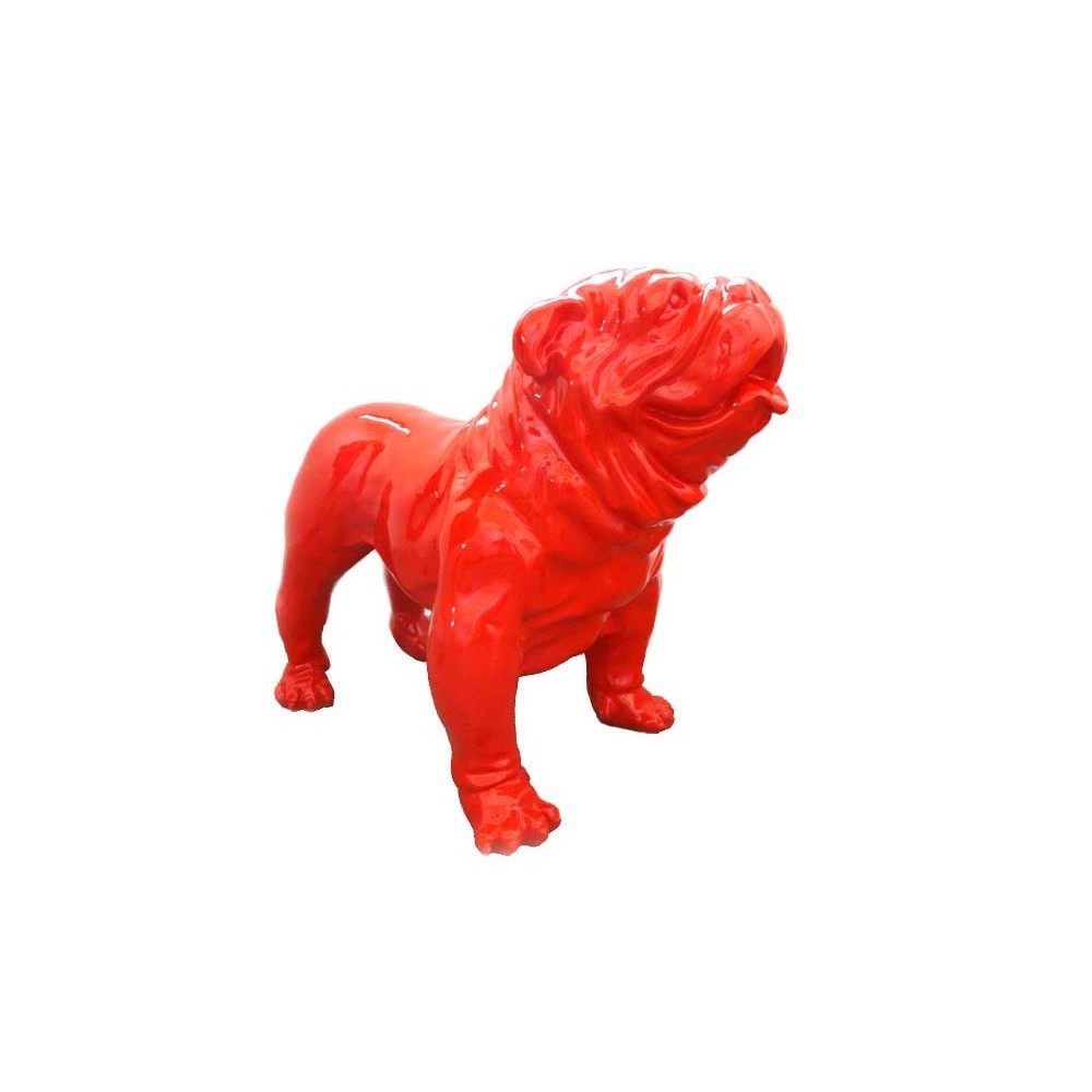 Estátua de bulldog LED inglês