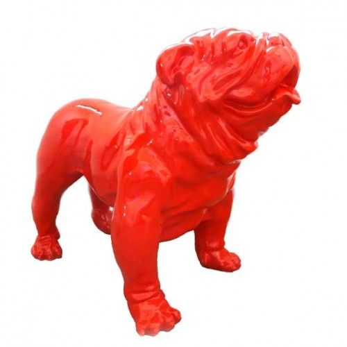 Estátua de bulldog LED inglês