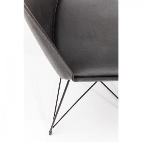 CHAIR DESIGN SIMILI CUIR WIRE KARE DESIGN