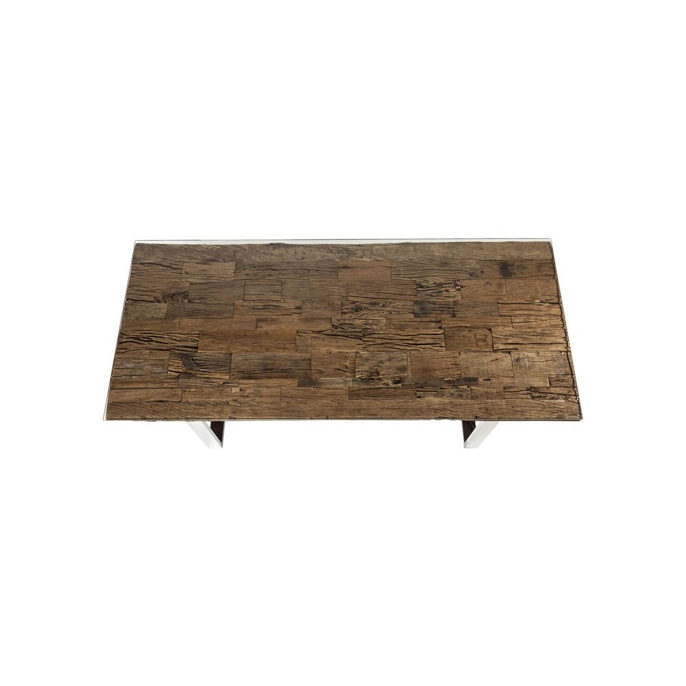 TABLE A MANGER EN BOIS ET ACIER 200 CM RUSTICO KARE DESIGN