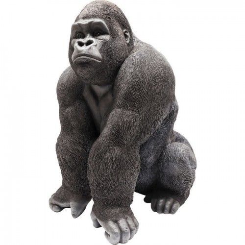 Black Gorilla Statue XXL Gorilla Kare Design