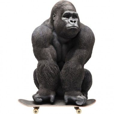 Estátua de gorila preto XXL Gorilla Kare Design