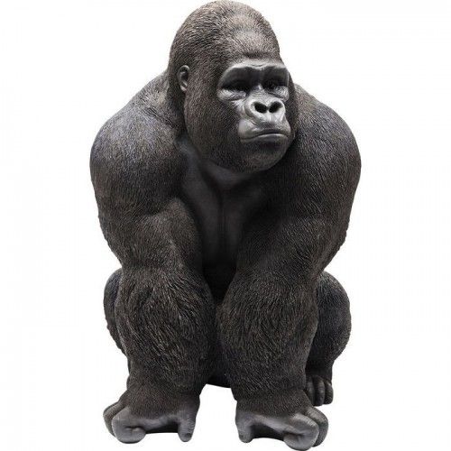 XXL BLACK GORILLA STATUE GORILLA KARE DESIGN