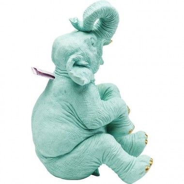 Statuette Mancha Piggy Lion preto Matt e dourada 2