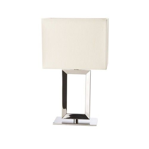 Lâmpada de pose de algodão e pad cromado SOMPEX