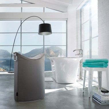 Cesta de design cinza Frisco Blomus 2