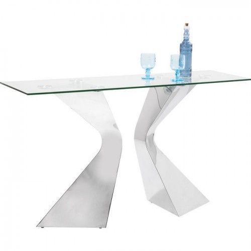 DESIGN GLORIA KARE DESIGN GLORIA EN CHROOM CONSOLE