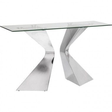 DESIGN GLORIA KARE DESIGN GLORIA AND CHROME CONSOLE