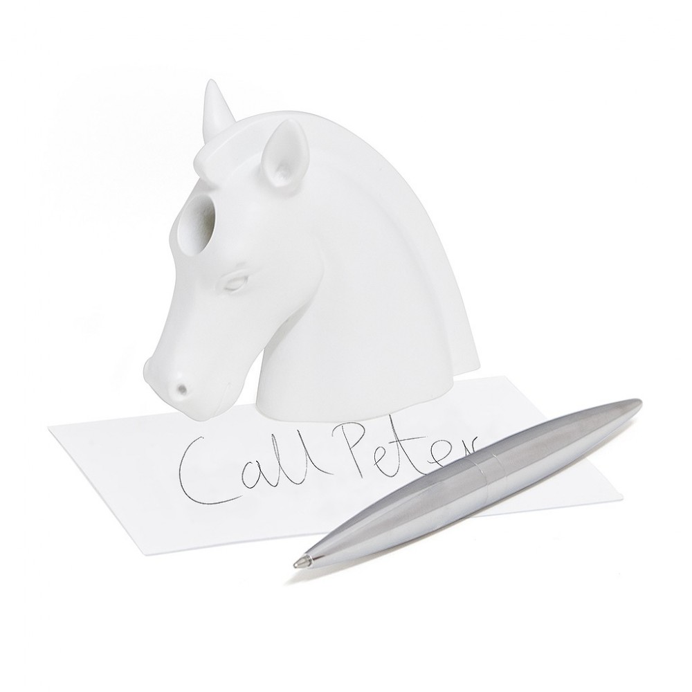 BALVI UNICORN PENNA UNICORN BIANCA E FERMACARTE