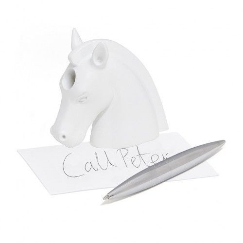 Caneta e imprensa papel unicórnio unicórnio balvi