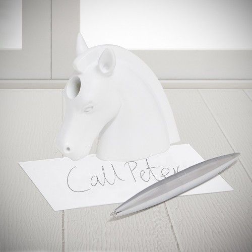 STYLO ET PRESSE PAPIER LICORNE BLANCHE UNICORN BALVI