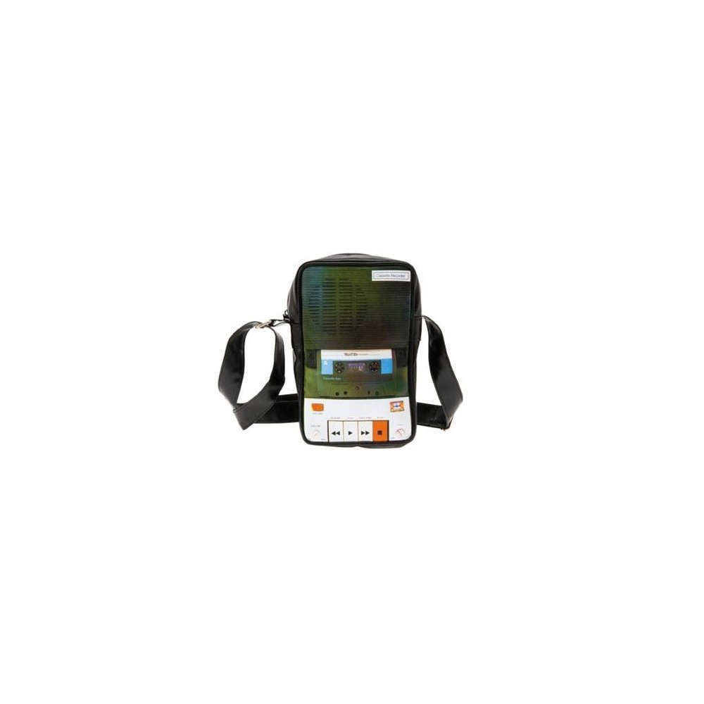 Spleetafdrukken zwarte magnetophone