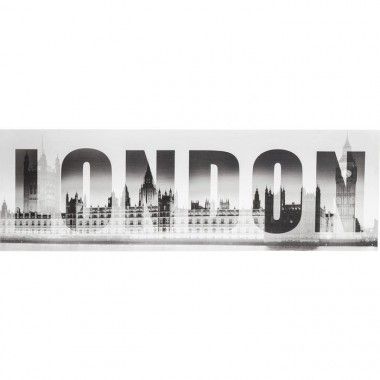 LONDON BIG BEN PHOTO WALL PAINTING 145 CM KARE DESIGN