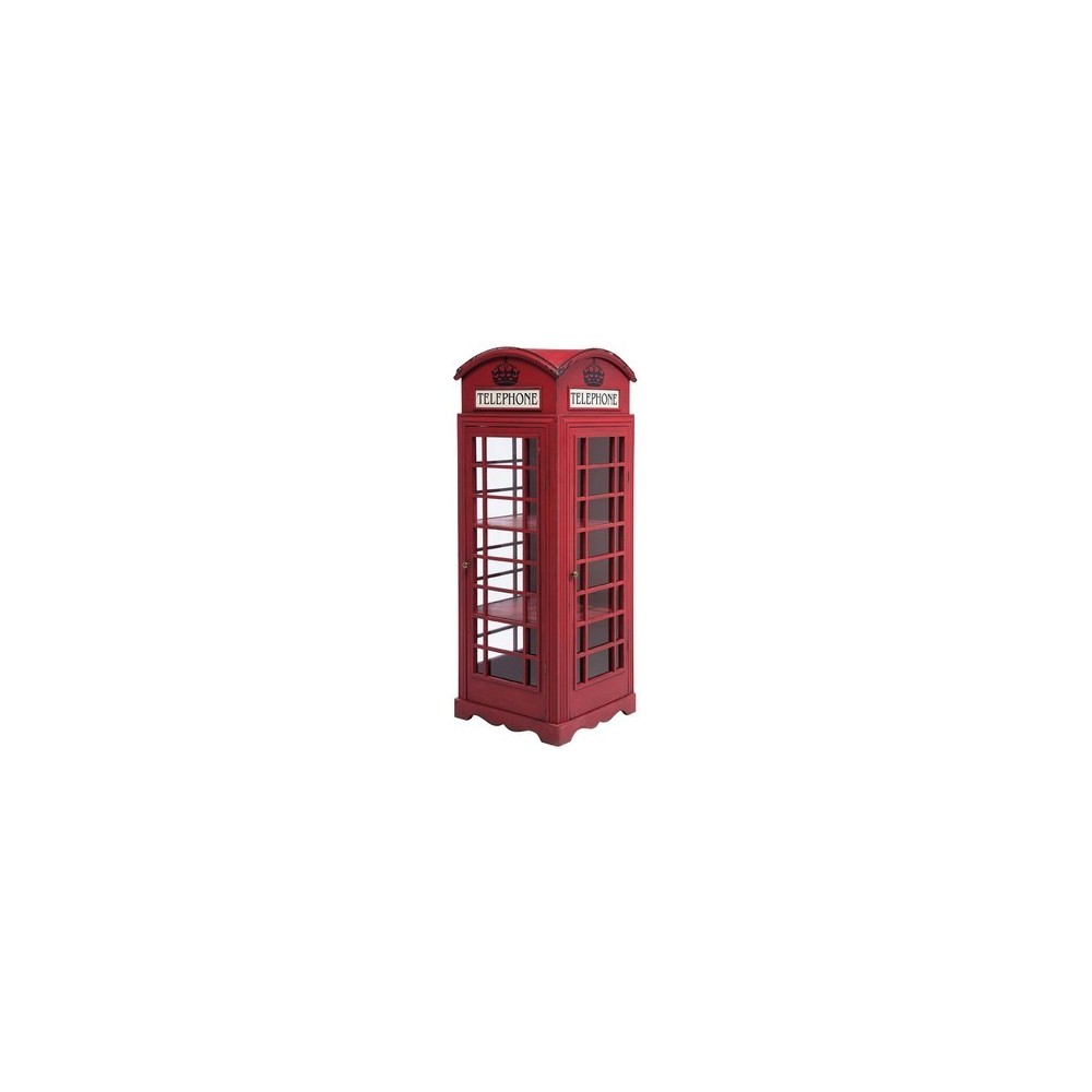 KARE Design red telephone box cabinet – 140 cm