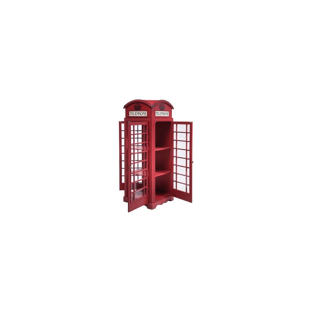 Mobile di design per cabina telefonica inglese rossa