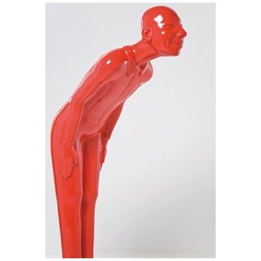 STATUA LAMPADAIRE BENVENUTO OSPITE ROUGE KARE DESIGN