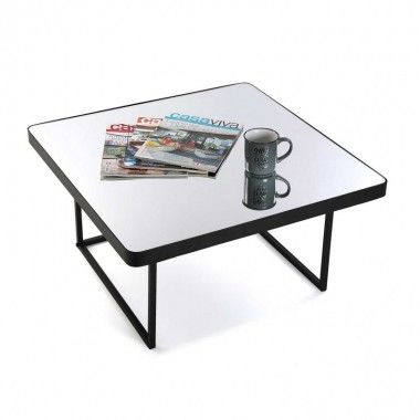 Mesa de centro do cromo redonda bandeja de cobre