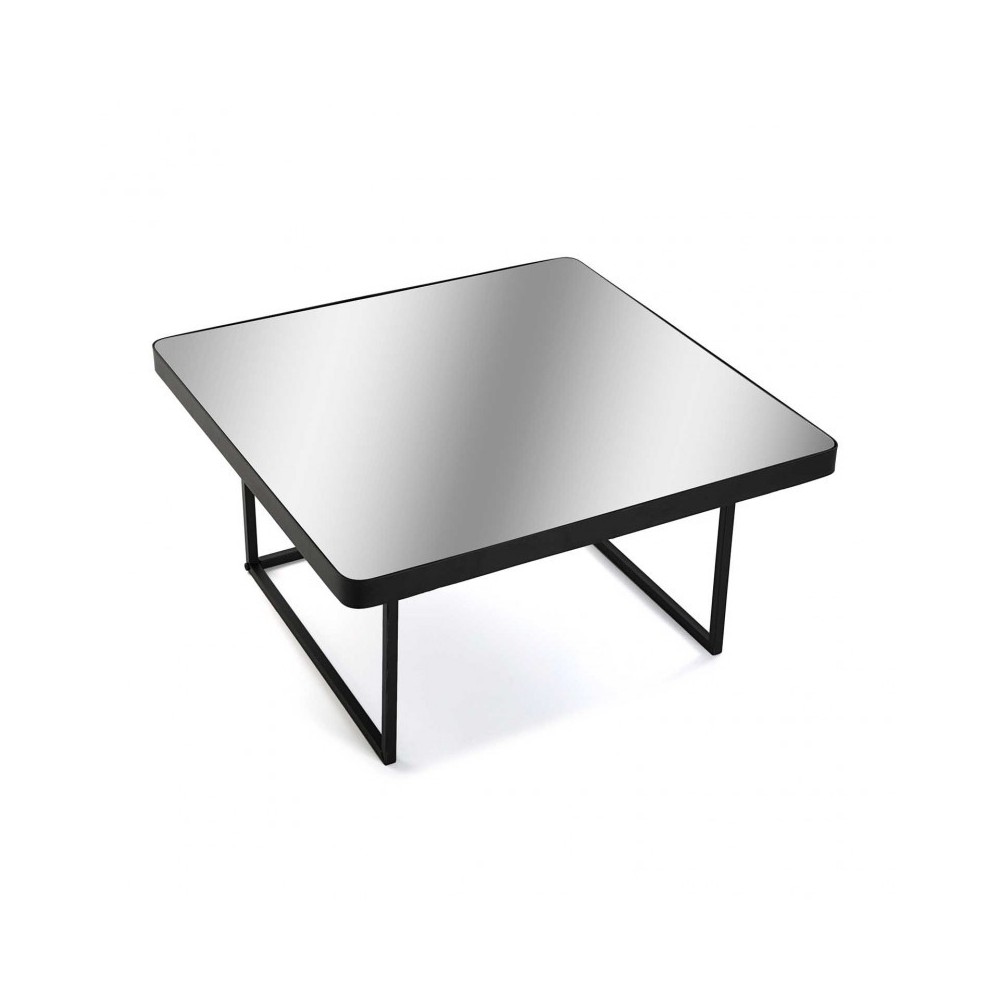 Mesa de centro do cromo redonda bandeja de cobre